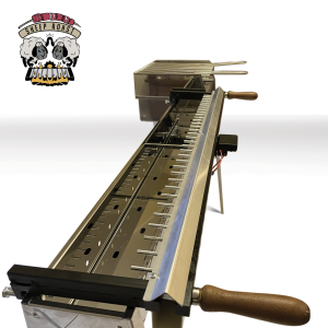 SheepRoast Fornacella Automatizzata Gira Arrosticini con Braciere in Acciaio Inox ( 31 Slot )